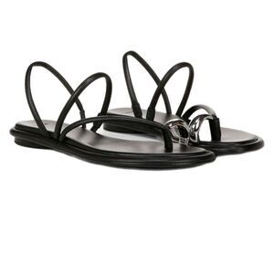 NWT Vince “lucila” sandals in black leather. Size 7